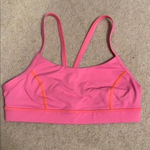 Pink Lululemon Sports Bra